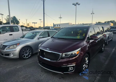2015 Kia Sedona Sx Luxury from USA, damaged, VIN KNDME5C10F6019836